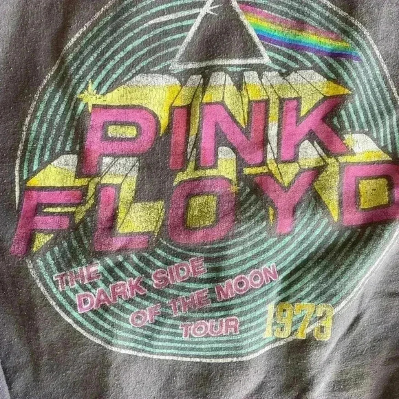 Women's Pink Floyd cropped sweatshirt‎ size small - Picture 2 of 8